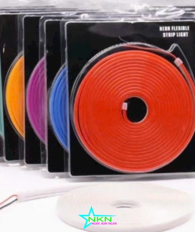Led neon cuộn 5m không lộ bóng ( xlá , x dương, đỏ, vàng nghệ, cam , tím, x da, hồng )