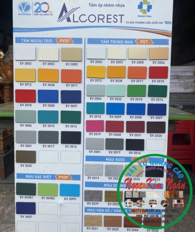 Tấm alu hãng Alcorest