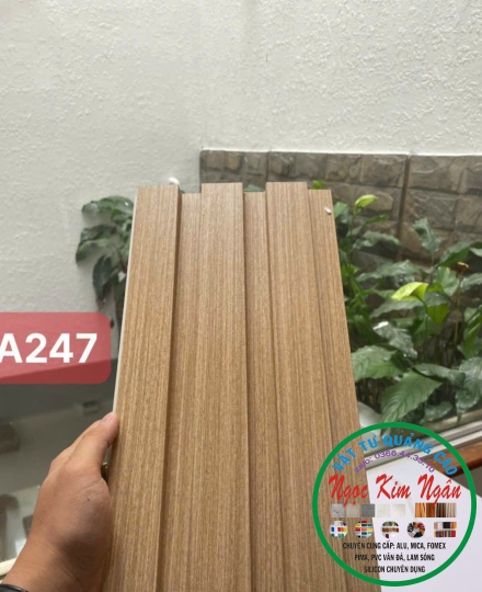 tấm ốp lam  3 sóng trong nhà- A